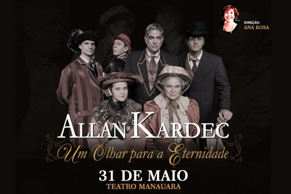 Espetáculo “Allan Kardec – Um Olhar para a Eternidade” chega a Manaus no dia 31 de maio